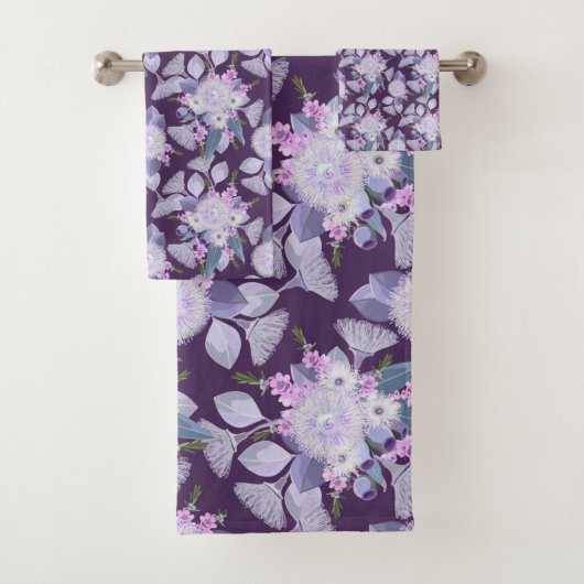 Australische wilde bloemen bad handdoek (Insitu)