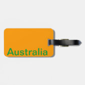 Australische wilde bloemen bagagelabel (Achterkant horizontaal)