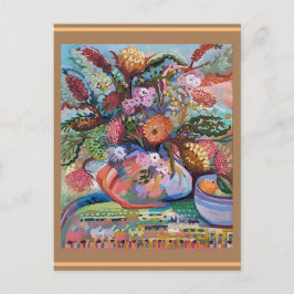 Australische wilde bloemen  briefkaart