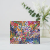 Australische wilde bloemen briefkaart (Staand voorkant)