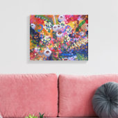 Australische wilde bloemen canvas afdruk (Insitu (Woonkamer))