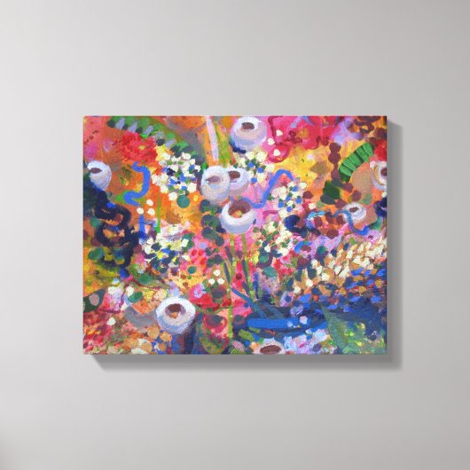 Australische wilde bloemen canvas afdruk (Voorkant)