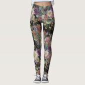 Australische wilde bloemen Leggings (Voorkant)