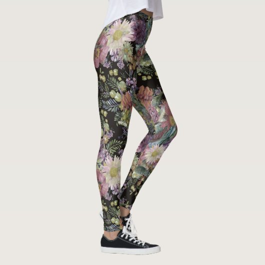 Australische wilde bloemen Leggings (Rechts)