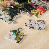 Australische wilde bloemen legpuzzel (Zijkant)