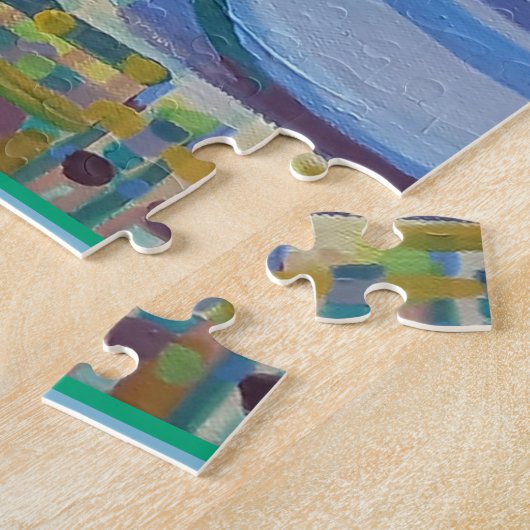 Australische wilde bloemen nog steeds leven schild legpuzzel (Zijkant)