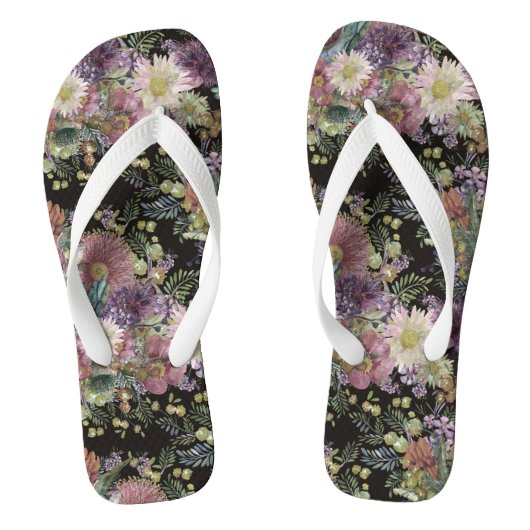  Australische wilde bloemen Teenslippers (Voetbed)