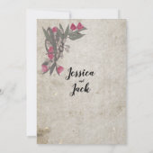 Australische wilde bloemen - wedstrijd over bomen kaart (Achterkant)