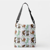 Australische wilde dieren crossbody tas (Voorkant)