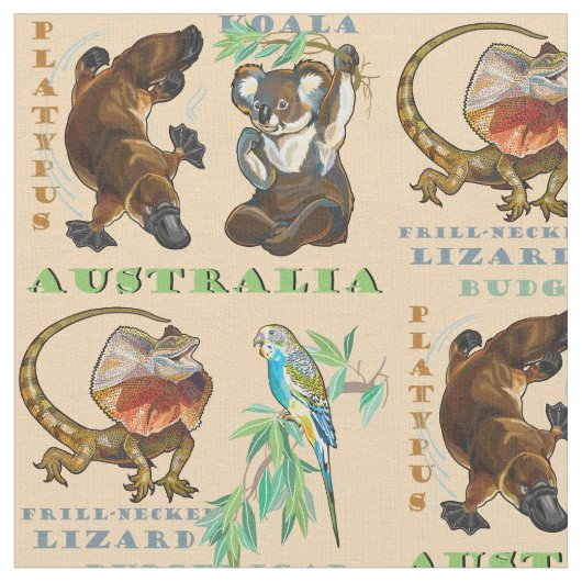 Australische wilde dieren stof (Close Up)