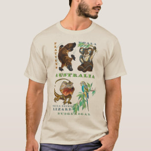 Australische wilde dieren t-shirt