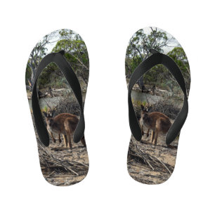 Australische wilde Struik Kangaroo Kinder Teenslippers