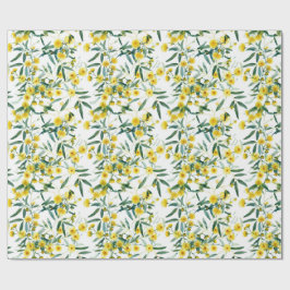 Australische Wildflower Golden Wattle Cadeaupapier