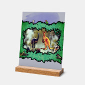 Australische Wildlife Bushland Frame Acryl Bord (Hoek)