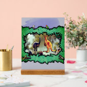 Australische Wildlife Bushland Frame Acryl Bord (Huwelijk)