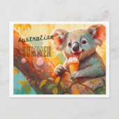 Australische Zomer, koala kaart aanpasbaar (Voorkant)