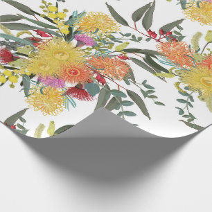 Australische Zomer Struik Blooms Cadeaupapier