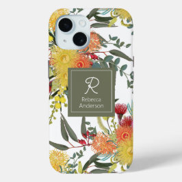 Australische Zomer Struik Blooms iPhone 15 Case