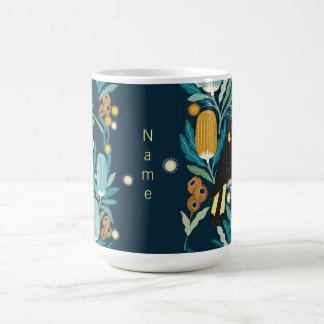 Australische Zwarte Kaketoe & Banksia Custom Mok