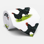 Australorp Black Chickens Stropdas (Opgerold)