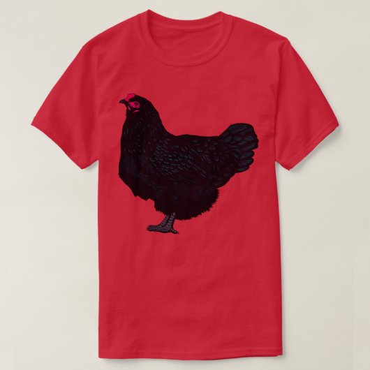 Australorp Chicken T-shirt (Design voorkant)