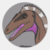 Australovenator Round Stickers (Voorkant)