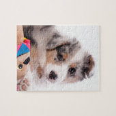 Austran shepherd puppy legpuzzel (Horizontaal)