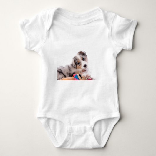 Austran shepherd puppy romper (Voorkant)