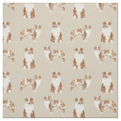 Austrarlian Shepherd red merle dog Stof (Swatch)