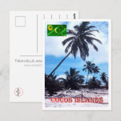 Austraslia - Cocos (Keeling) - Palms - Briefkaart (Voorkant / Achterkant)