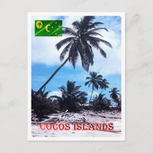 Austraslia - Cocos (Keeling) - Palms - Briefkaart