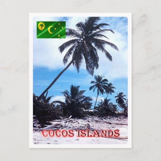 Austraslia - Cocos (Keeling) - Palms - Briefkaart (Voorkant)
