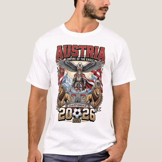 Austria 2026 Fan T-shirt (Voorkant)