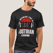 Austria Austrian Austria Flag Mother T-shirt (Voorkant)