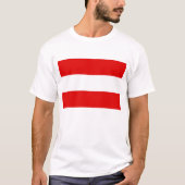 Austria Flag T-Shirt, Patriotic T-Shirts (Voorkant)