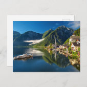 Austria Hallstatt Lake Briefkaart (Voorkant / Achterkant)