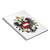 Austria Hungary coat of arms flag Notitieboek (Rechterzijde)