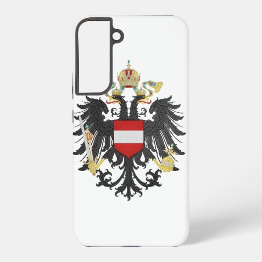 Austria Hungary coat of arms flag Samsung Galaxy Hoesje (Achterkant)