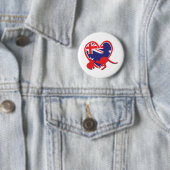 Austria Koala Kangaroo Ronde Button 5,7 Cm (In situ)
