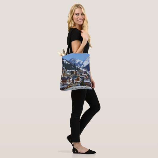 Austria Lech am Arlberg Souvenir Tote Bag (Op model)