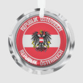 Austria Round Emblem Ornament (achterkant)