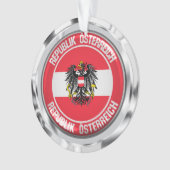 Austria Round Emblem Ornament (voorkant)
