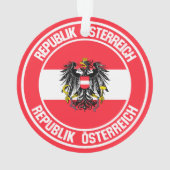 Austria Round Emblem Ornament (achterkant)