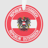 Austria Round Emblem Ornament (voorkant)