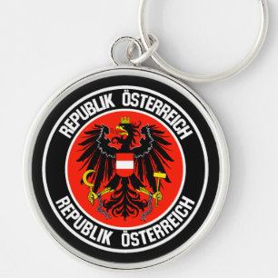 Austria Round Emblem Sleutelhanger