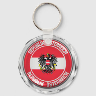 Austria Round Emblem Sleutelhanger
