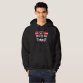 Austria Table Tennis  Support Austrian Ping Pong T Hoodie (Voorkant volledig)