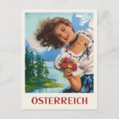 Austria Vintage Poster Briefkaart (Voorkant)