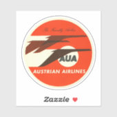 Austrian Airways Aviation Sticker (Vel)