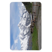 Austrian Alps douane magnet Magneet (Verticaal)